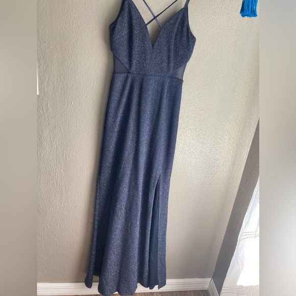 Dear Moon formal dress-Size 3-Slate - Picture 3 of 10